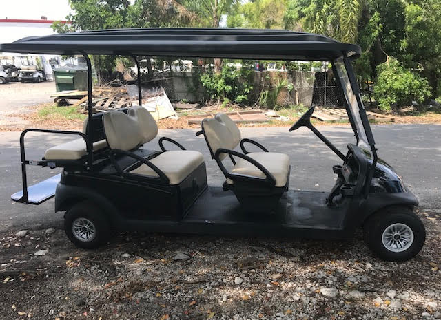 Club Car® Onward® Limo Golf Cart - 6 Passenger - Black - Phoenix Golf Car