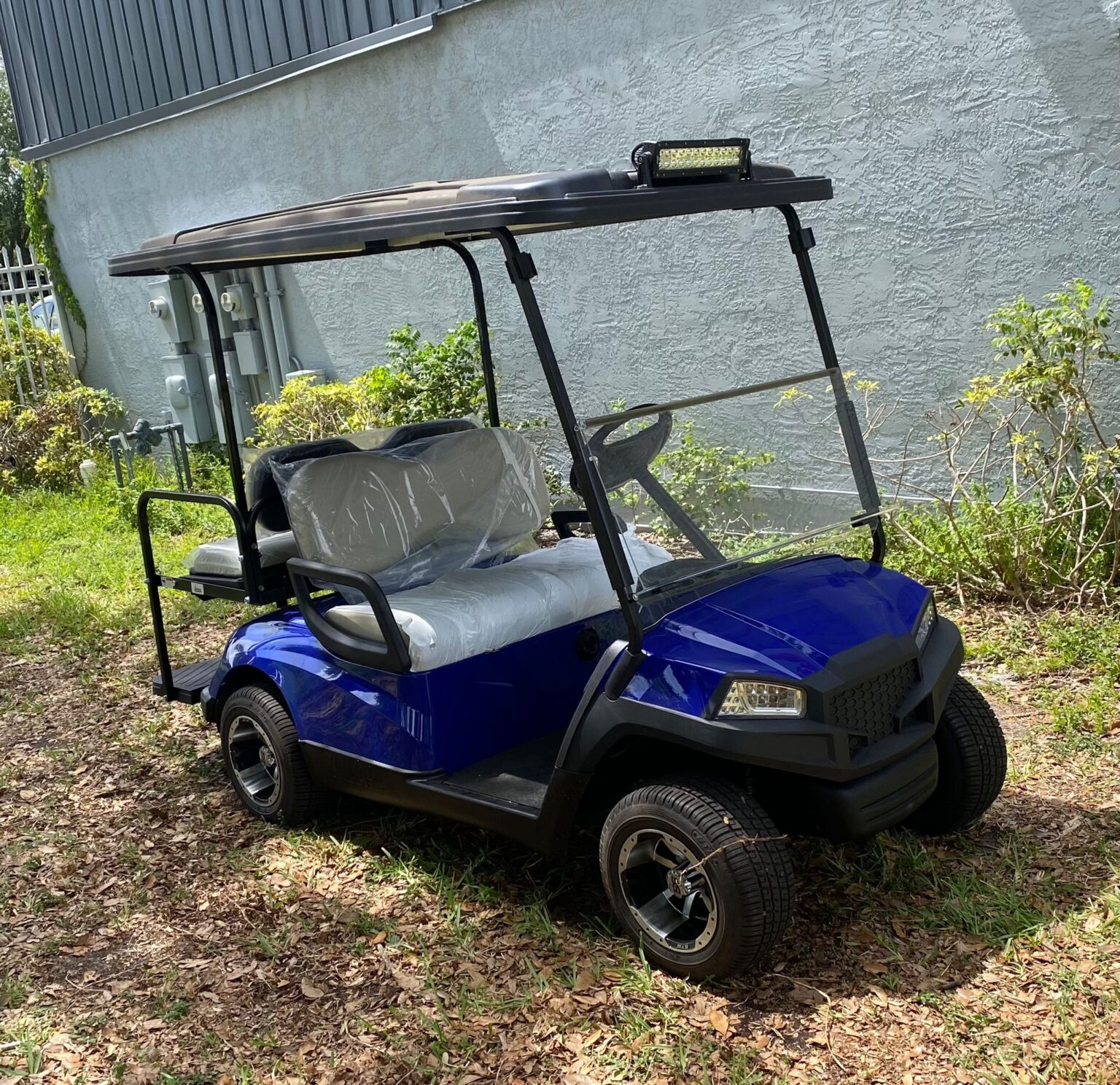 EZGO 4 Passenger Blue - Phoenix Golf Car