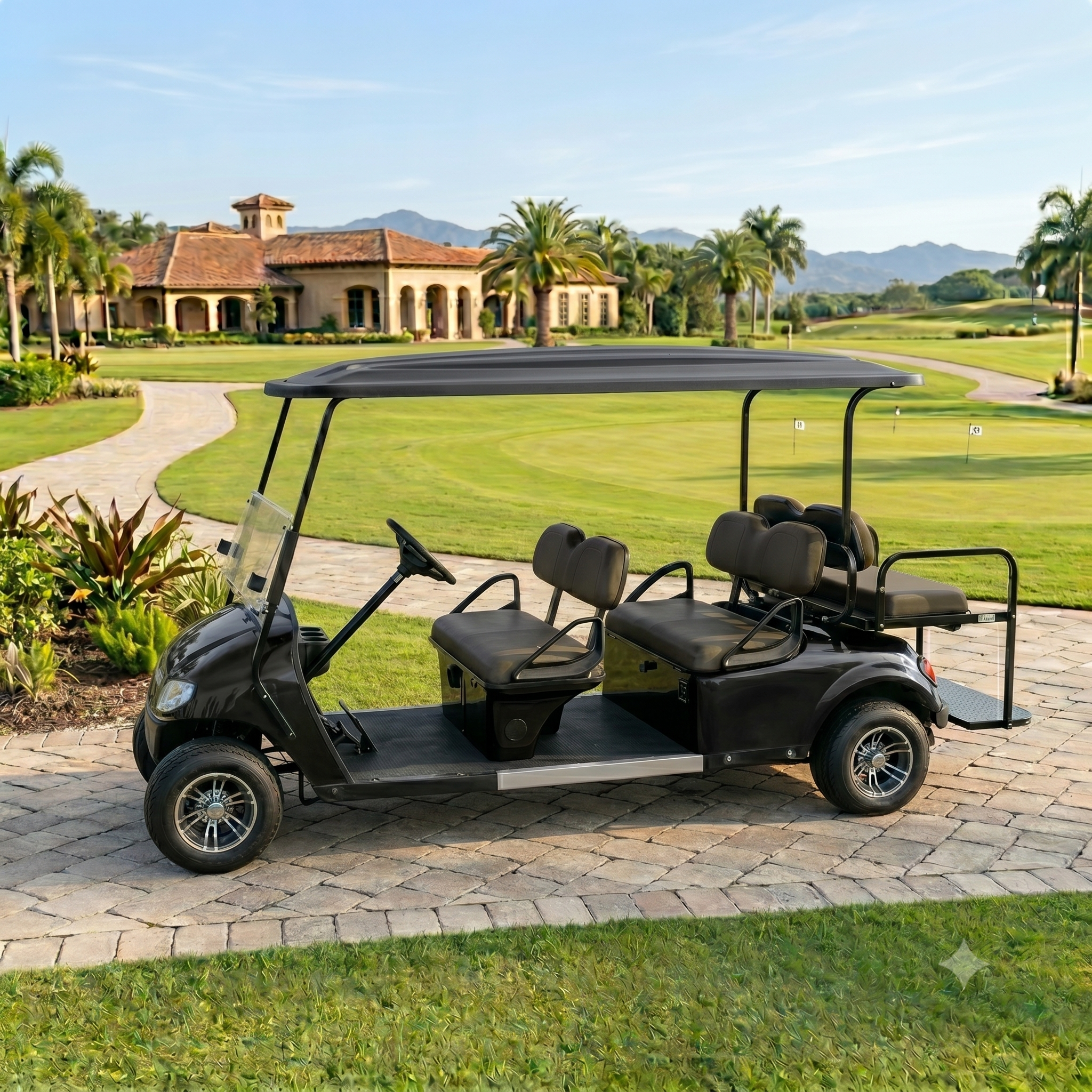 Club Car Onward Limo Golf Cart 6 Passenger Electric