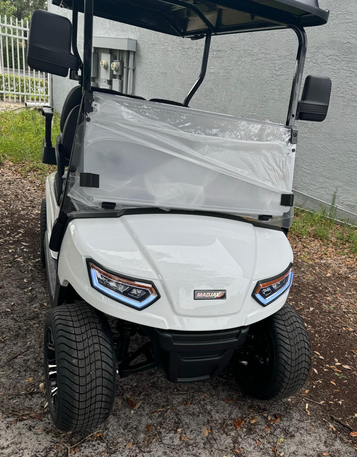 MADJAX White Lithium Street-Legal Golf Car 4 Passenger Brand-New Model