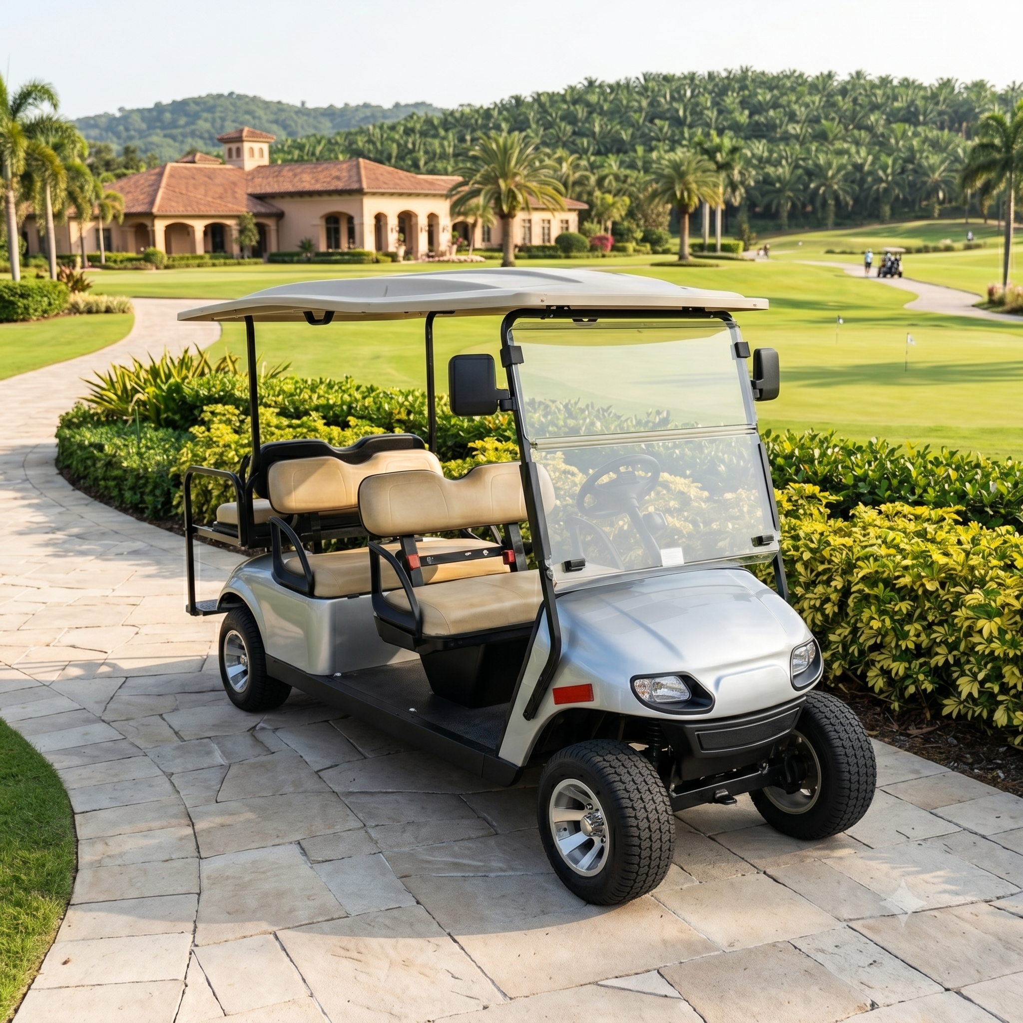 EZGO Gasoline Limo Golf Car for Sale