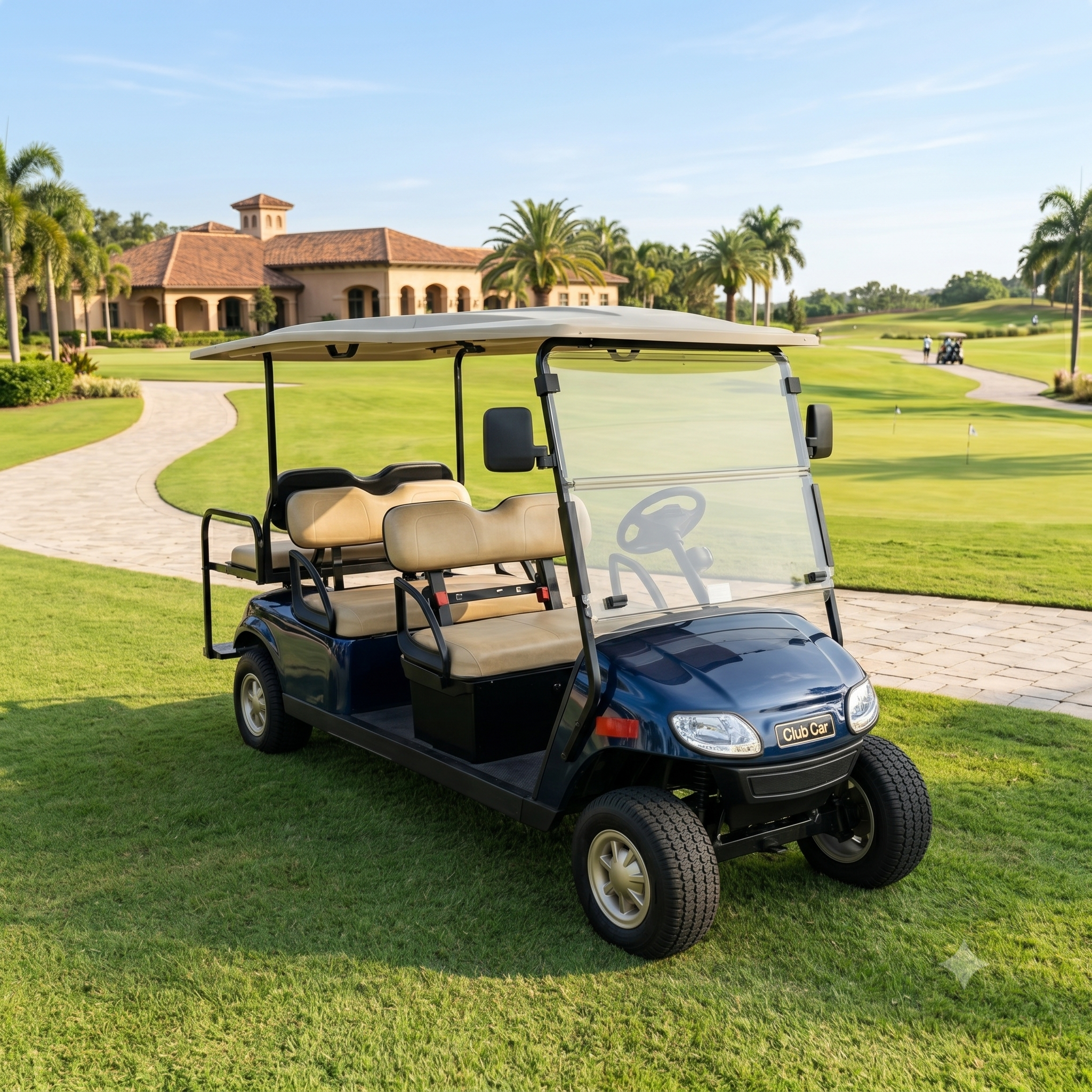 EZGO Gasoline Limo Golf Car