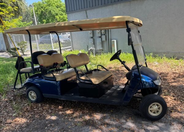 6-Passenger Street-Legal Limo Golf Car – Gas or Acid Battery Option