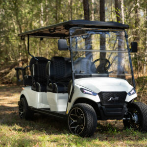 Madjax X6 Golf Cart for Sale – 6 Passenger Electric White