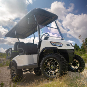 Madjax E4 Lifted 4 Passenger Electric Golf Cart – White