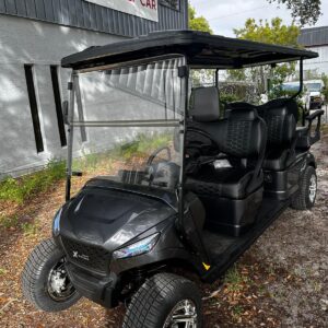 Madjax X6 Golf Cart for Sale – 6 Passenger Electric Gray