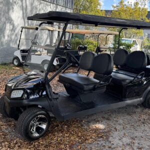 Club Car Tempo Limo 6 Passenger Black Golf Cart for Sale at Phoenix Golf Car