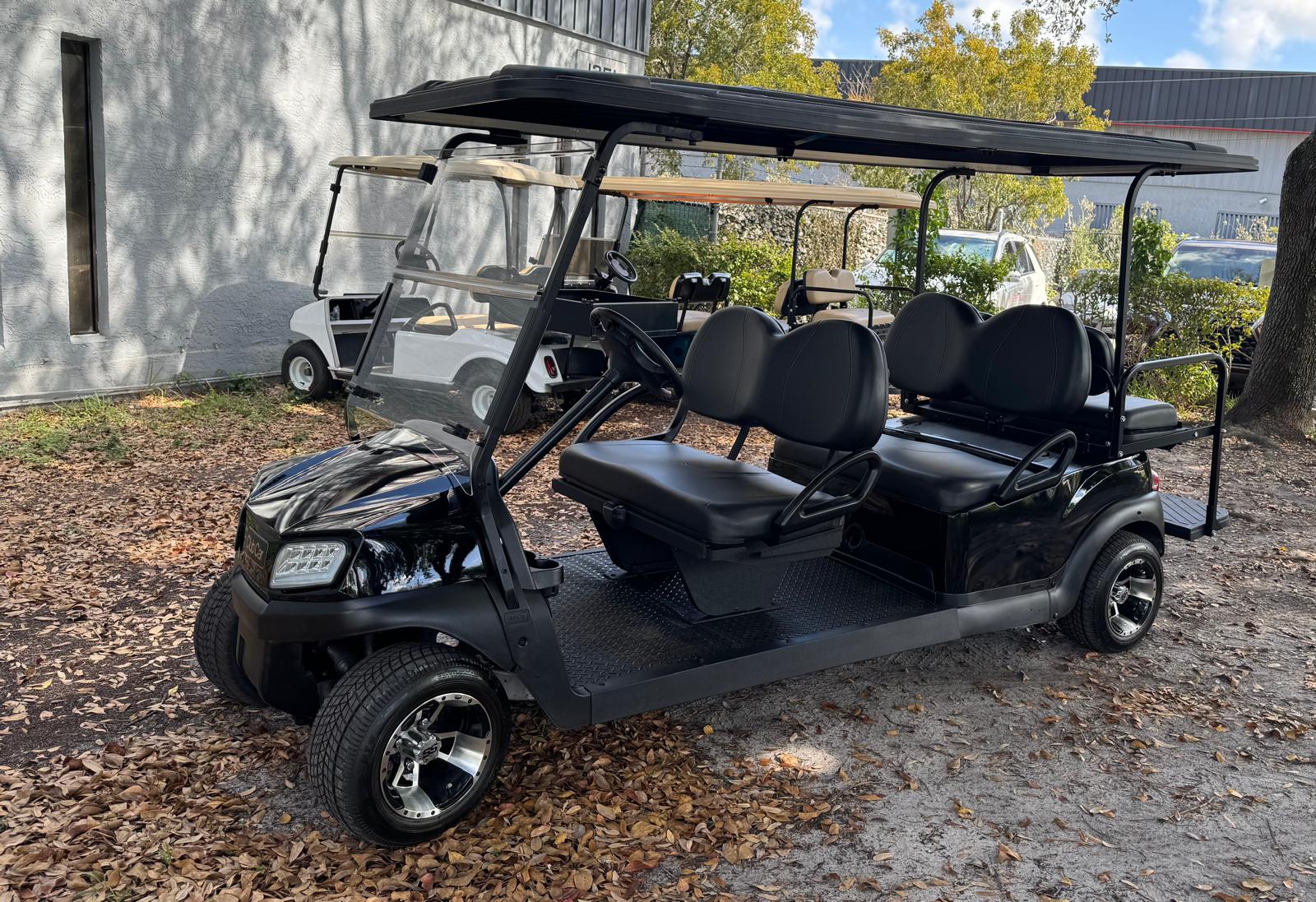 Club Car Tempo Limo 6 Passenger Black Golf Cart for Sale at Phoenix Golf Car
