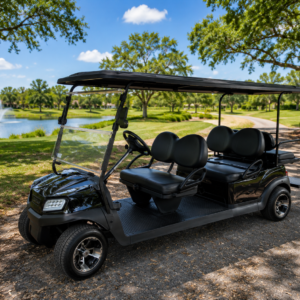 Club Car Tempo Limo – 6 Passenger Black