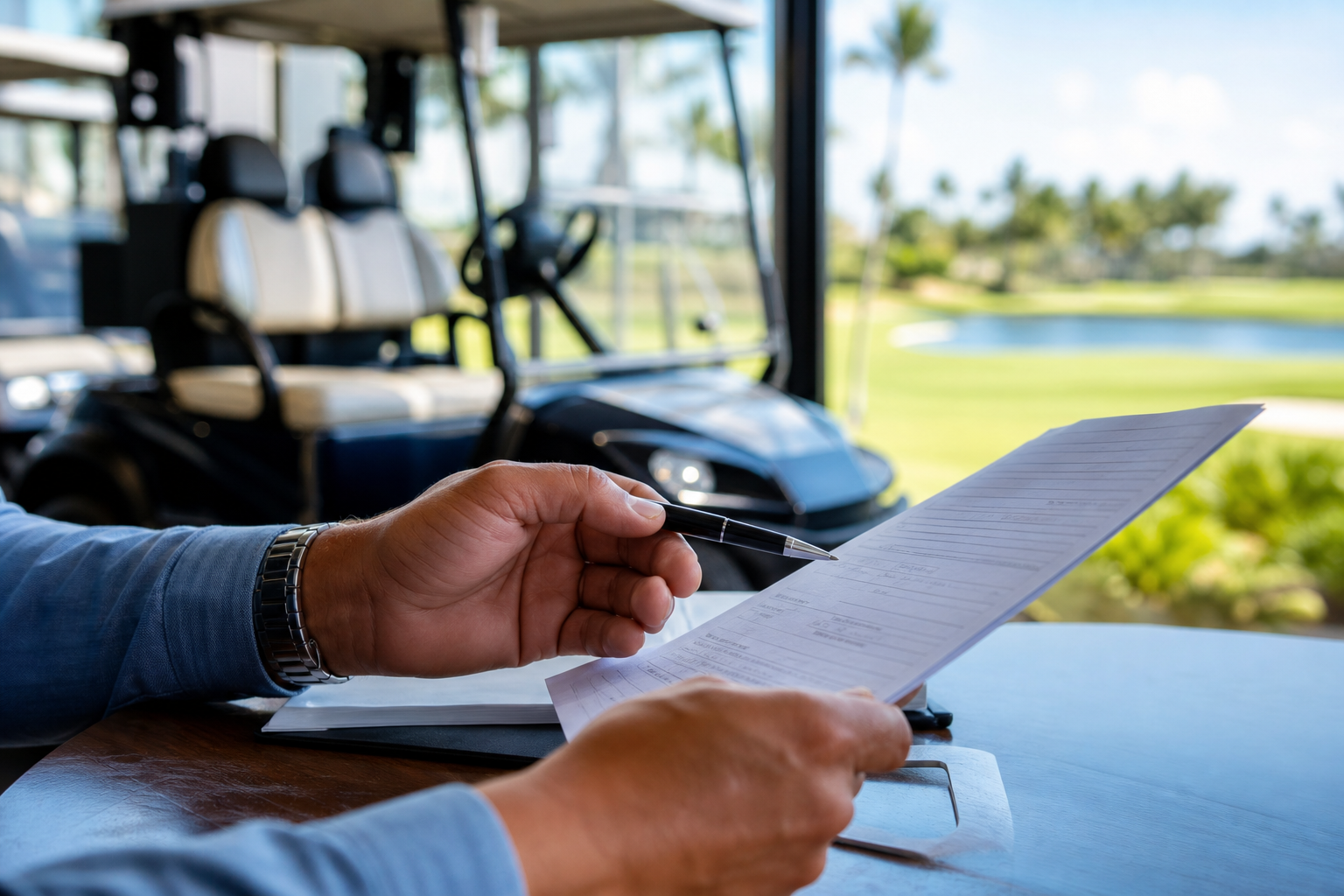Golf cart financing questions