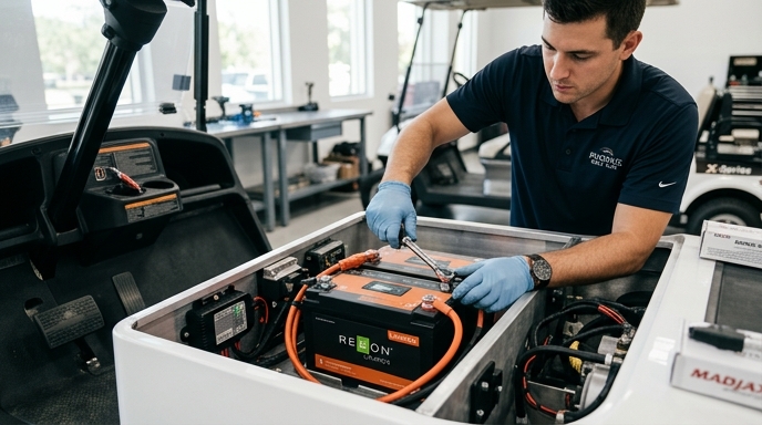 Enjoying off-grid freedom with a reliable Lithium Battery Upgrade system.