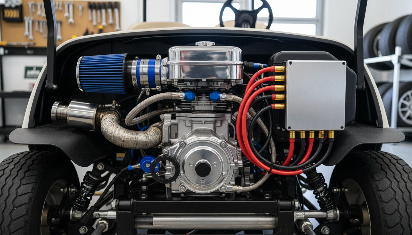 Golf Cart Performance Parts: 7 Powerful Upgrades for an... 4 Custom golf cart with upgraded golf cart performance parts
