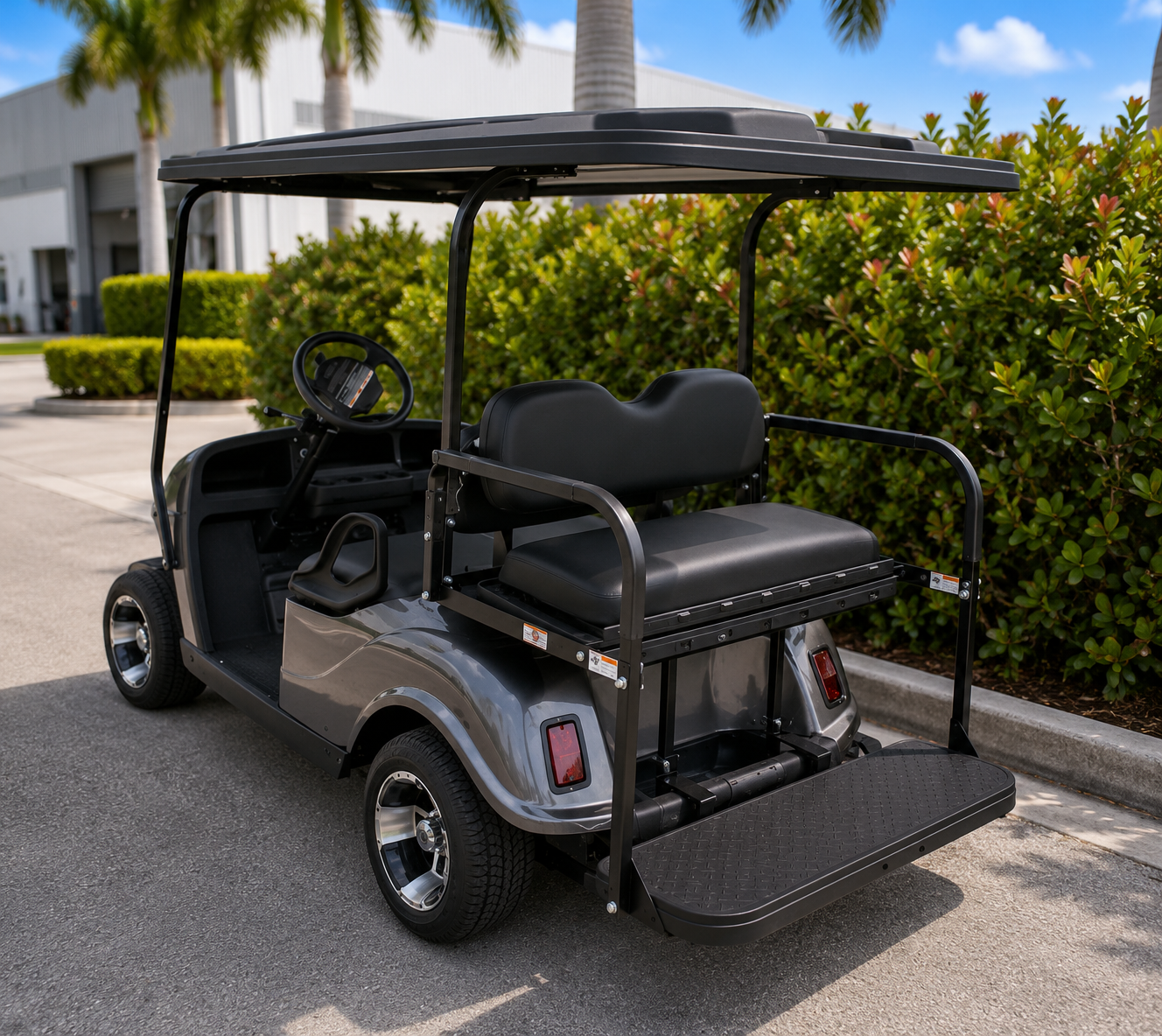 Refurbished 4-Passenger Golf Cart – Gray Phoenix Body ($8,800) 2 Refurbished 4-Passenger Golf Cart – Gray Phoenix Body ($8,800) - Image 2