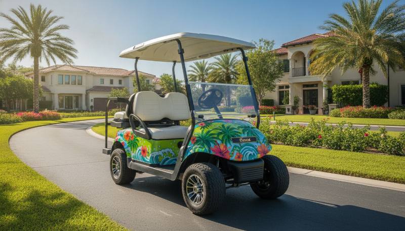 Golf Cart Wrap Ideas: 10 Brilliant Ways to Transform... 4 Golf Cart Wrap Ideas