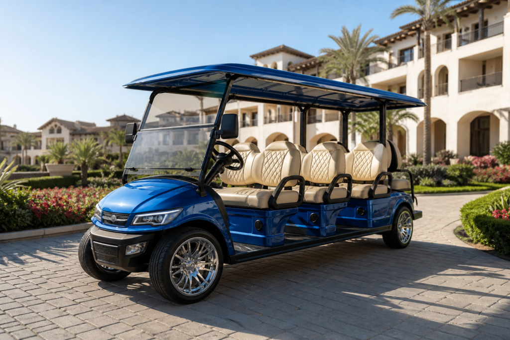 Luxury 6-Seater Golf Cart: 7 Ultimate Reasons for Group Fun 2 kasv luxury 6 seater golf cart 1 1785390642597