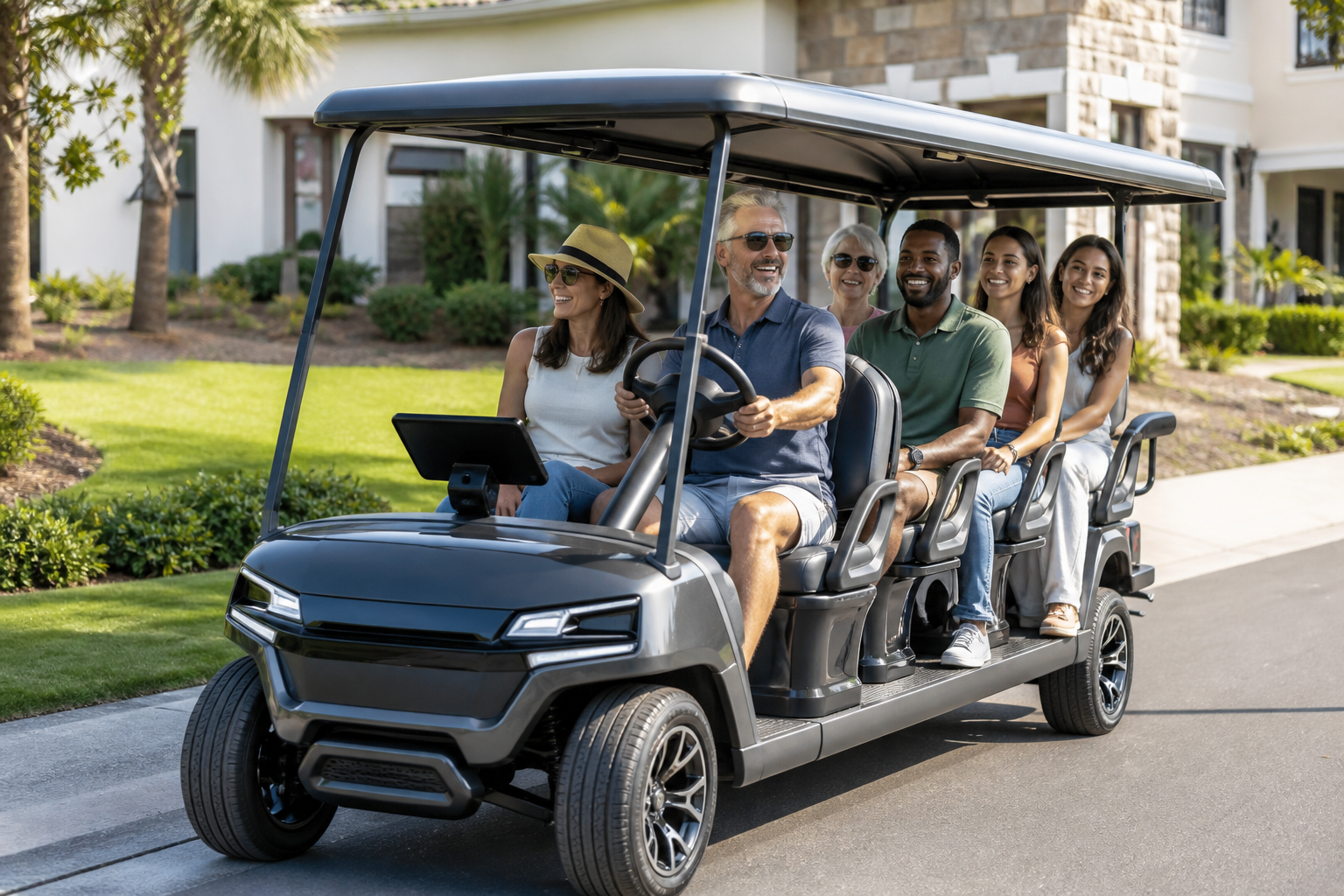 Luxury 6-Seater Golf Cart: 7 Ultimate Reasons for Group Fun 4 Luxury 6-Seater Golf Cart