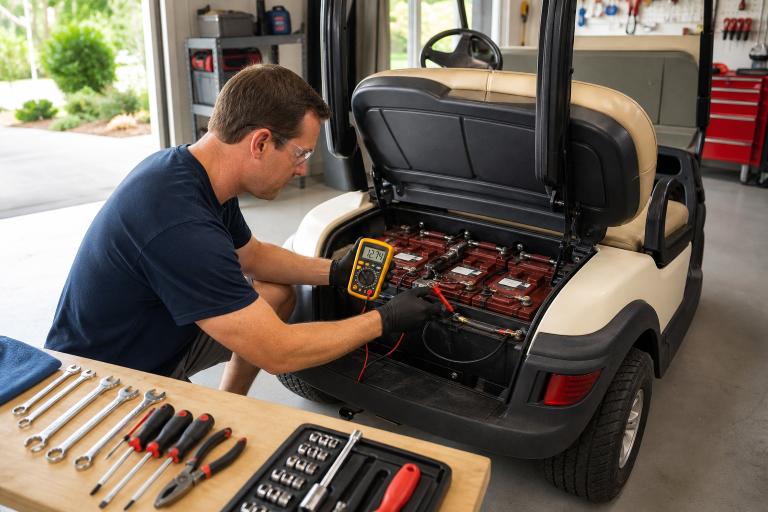 DIY Golf Cart Inspection: 10 Brilliant Steps for Optimal... 3 DIY Golf Cart Inspection: Battery Check