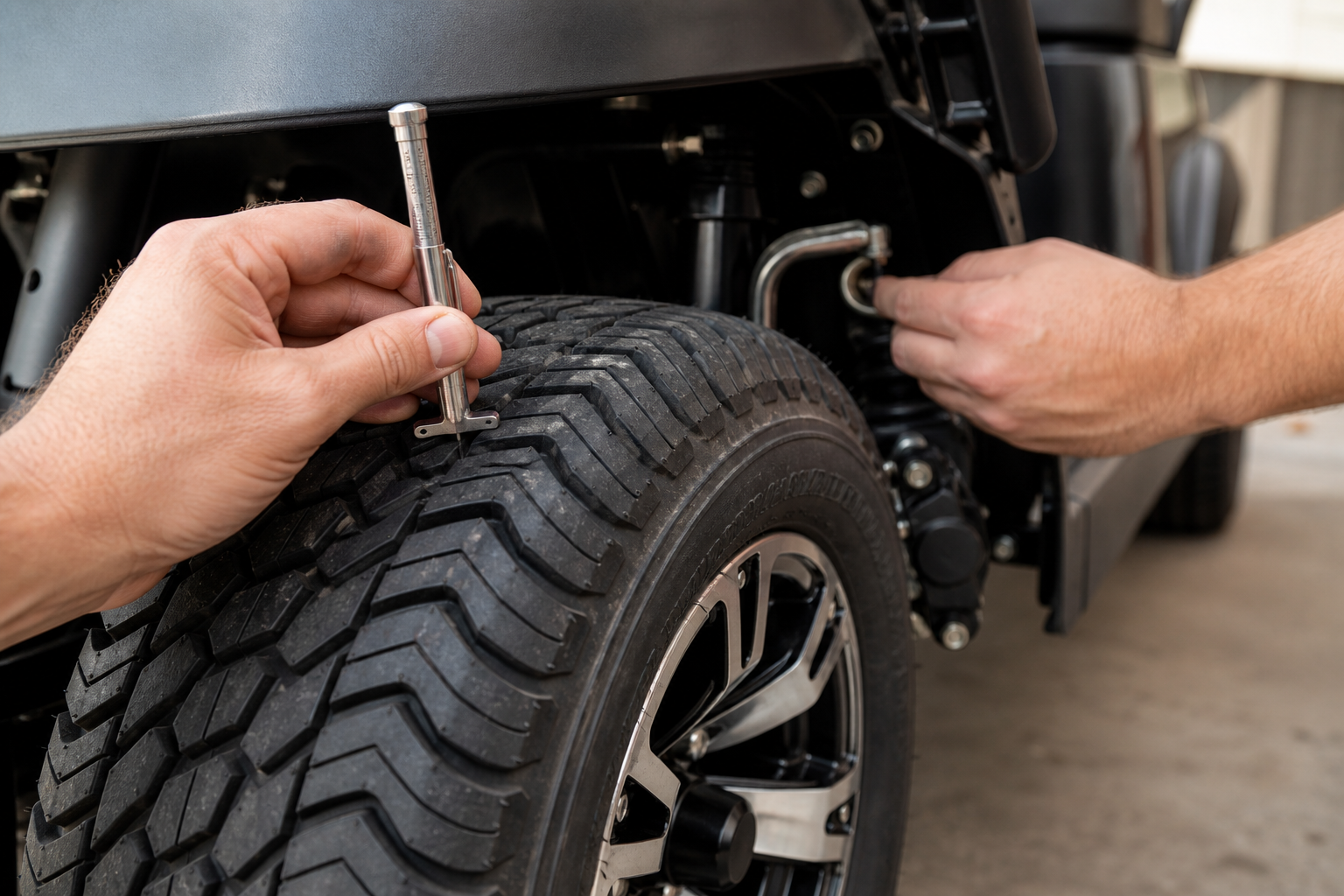 DIY Golf Cart Inspection: 10 Brilliant Steps for Optimal... 4 DIY Golf Cart Inspection: Tire Wear