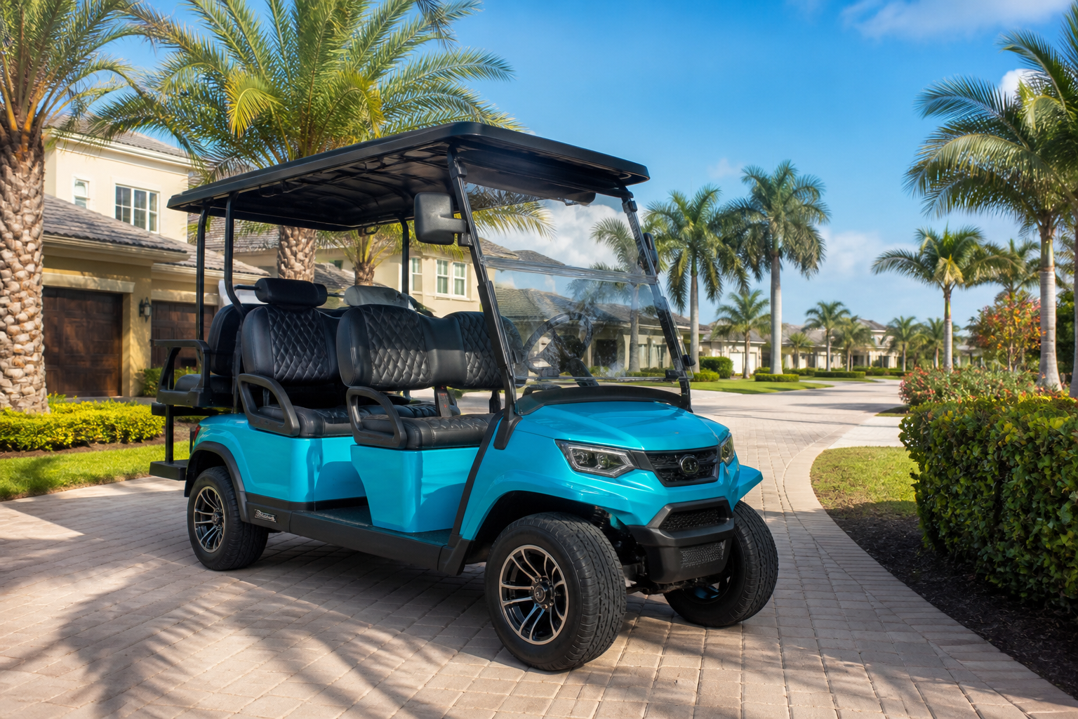 electric community golf cart
