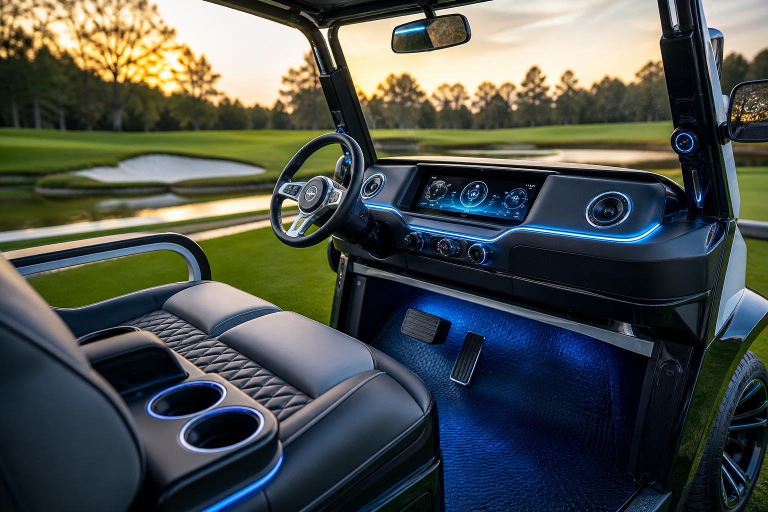 5 Brilliant Golf Cart Luxury Transformation Ideas for... 4 golf cart luxury transformation