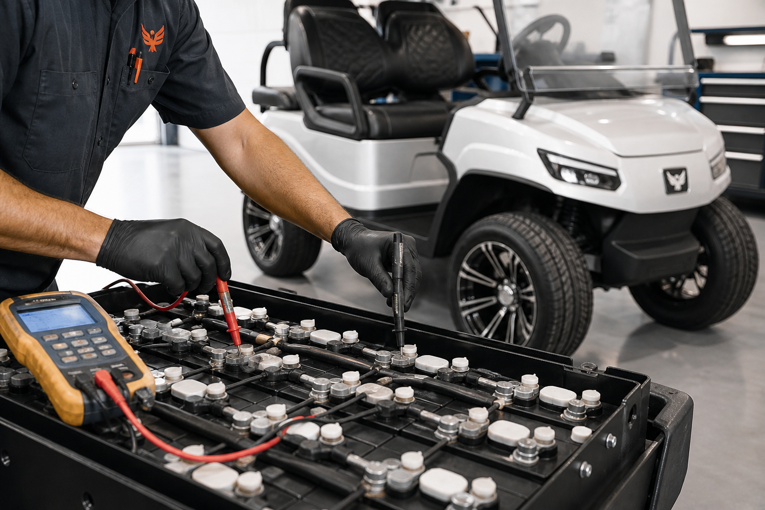 Golf Cart Battery Problems: 7 Ultimate Fixes for Common 3 Golf Cart Battery Problems diagnostics by Phoenix Golf Car experts in Pompano Beach, FL.