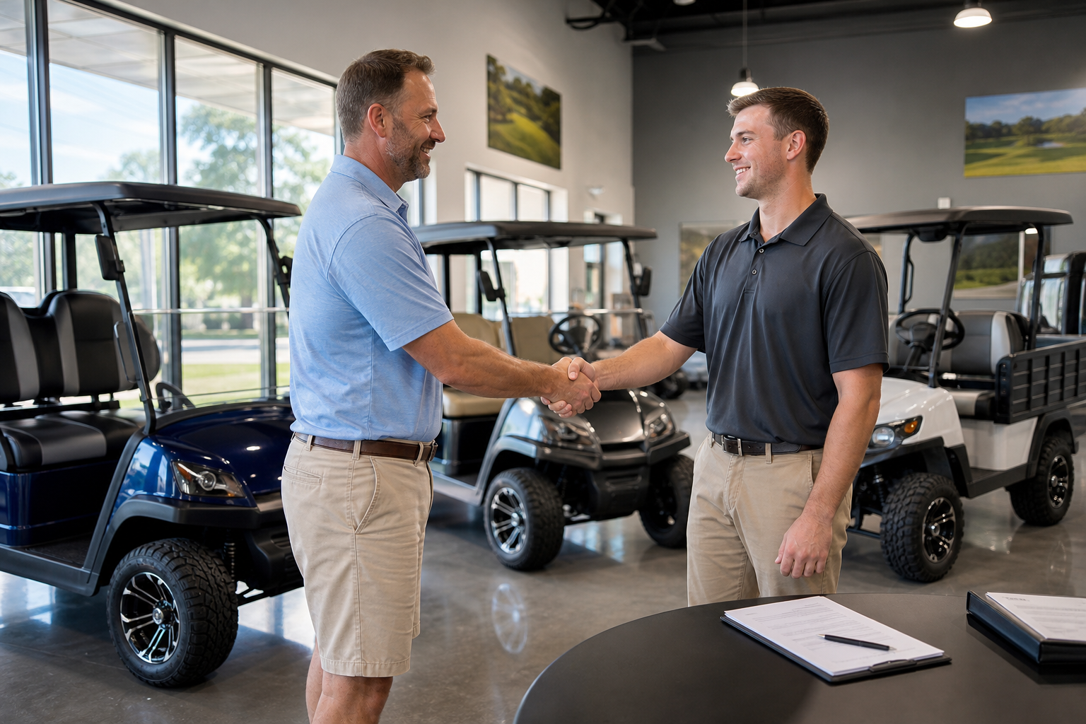 Expert service and financing options for Golf Cart Loan Requirements at Phoenix Golf Car in Pompano Beach.